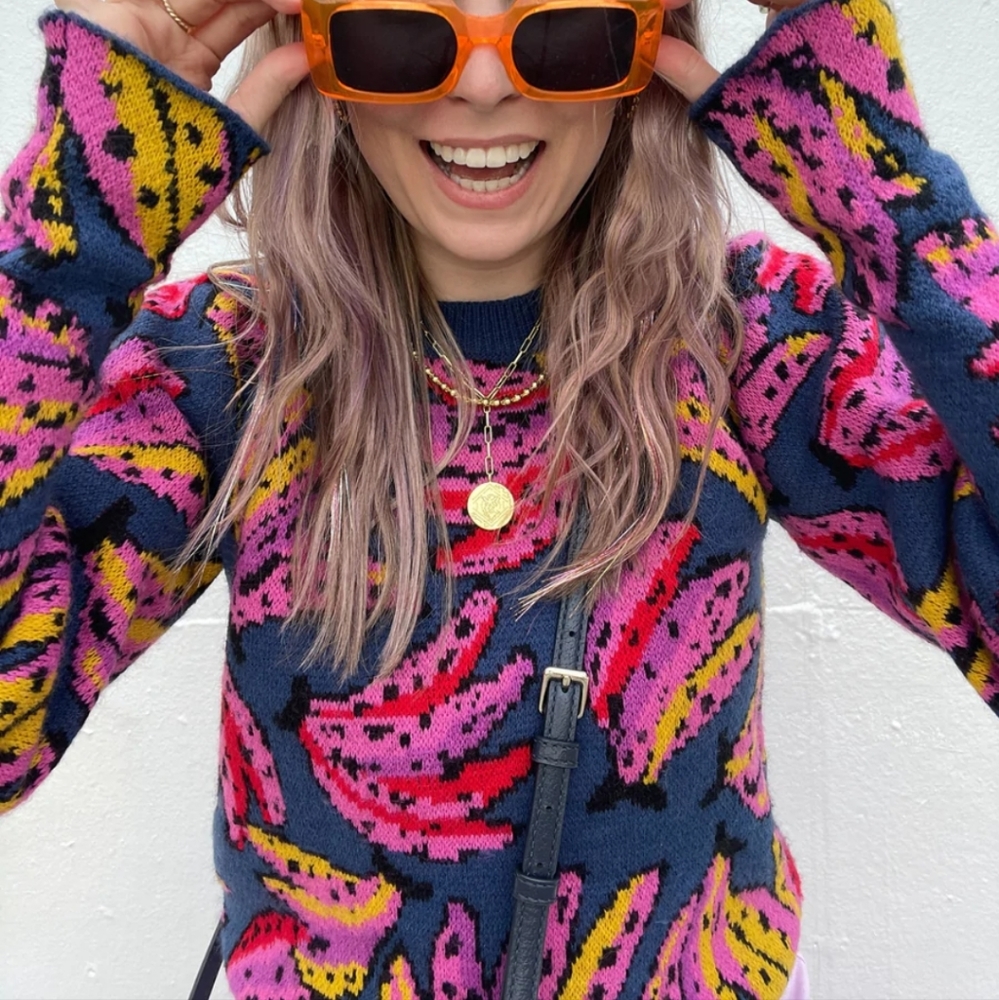 Farm Rio Banana Sweater